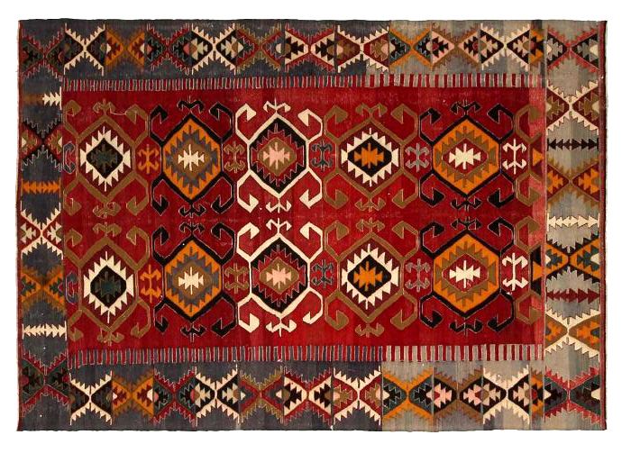 דוגמה של שטיח טורקי מסורתי